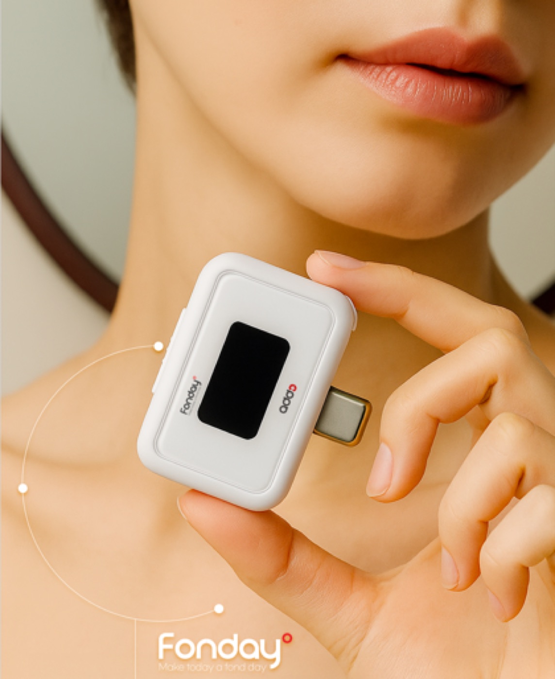 Fonday Skin Tuner — 스마트폰 직결 피부 실측 디바이스